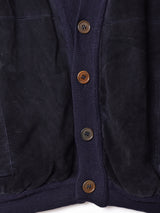 スエードカーディガン