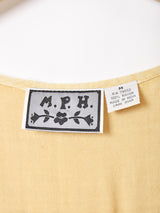 インド製 刺繍 スリーブレスワンピース