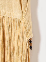 インド製 刺繍 スリーブレスワンピース