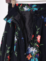 花柄 フレアスカート