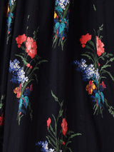 花柄 フレアスカート