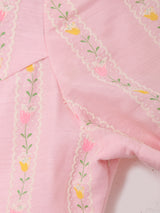 70's   花柄 半袖 マキシワンピース