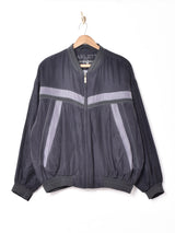 デザインシルクブルゾン