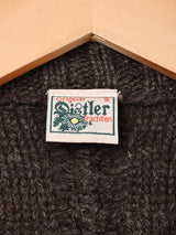 ウッドボタン チロル カーディガン