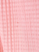 ノーカラー 長袖ワンピース