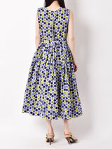 Emerald Motel 総柄 スリーブレスワンピース