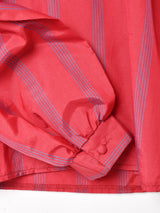 チェック スカーフデザイン 長袖ブラウス