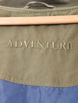 ダイヤ柄 2トーンブルゾン