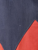 ダイヤ柄 2トーンブルゾン