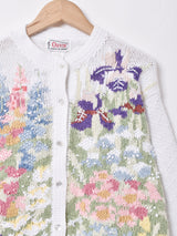 花柄カーディガン