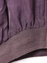 ワンポイント刺繍 シルクカーディガン