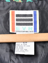 総柄 シルクブルゾン