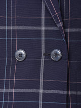 ドイツ製 チェック柄 ダブルジャケット