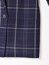 ドイツ製 チェック柄 ダブルジャケット