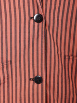 イタリア製 ストライプ テーラードジャケット