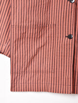 イタリア製 ストライプ テーラードジャケット