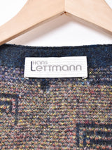 総柄カーディガン