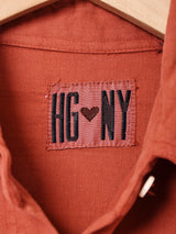 後染め デザイン 長袖シャツ