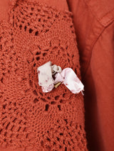 後染め デザイン 長袖シャツ