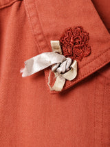 後染め デザイン 長袖シャツ