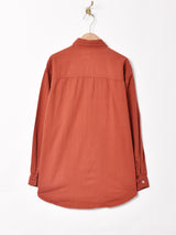 後染め デザイン 長袖シャツ