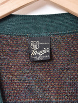 イタリア製 総柄カーディガン