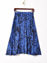 総柄 フレアスカート