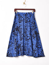 総柄 フレアスカート