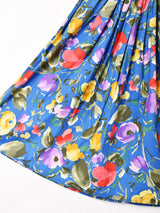 花柄 フレアスカート