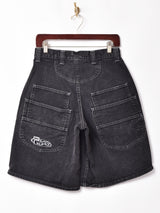 Lee ブラックデニムショートパンツ W29