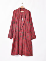 小紋柄 ロング丈ガウン