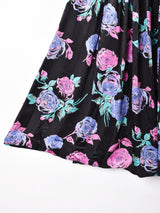 西ドイツ製 花柄 フレアスカート