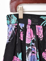 西ドイツ製 花柄 フレアスカート