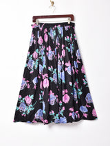 西ドイツ製 花柄 フレアスカート