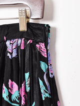 西ドイツ製 花柄 フレアスカート