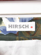 花柄 フロントボタン スカート