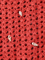 シェル×ストーン クロシェカーディガン