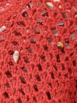 シェル×ストーン クロシェカーディガン