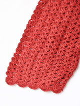 シェル×ストーン クロシェカーディガン