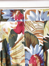 花柄 フロントボタン スカート