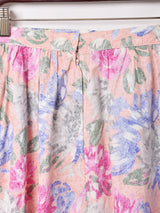 花柄 フレアスカート