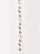 Elcamino 刺繍 長袖ブラウス