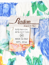 イタリア製 花柄 フレアスカート