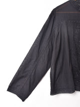 【2色展開】Emerald Motel 刺繍 レース 長袖ブラウス