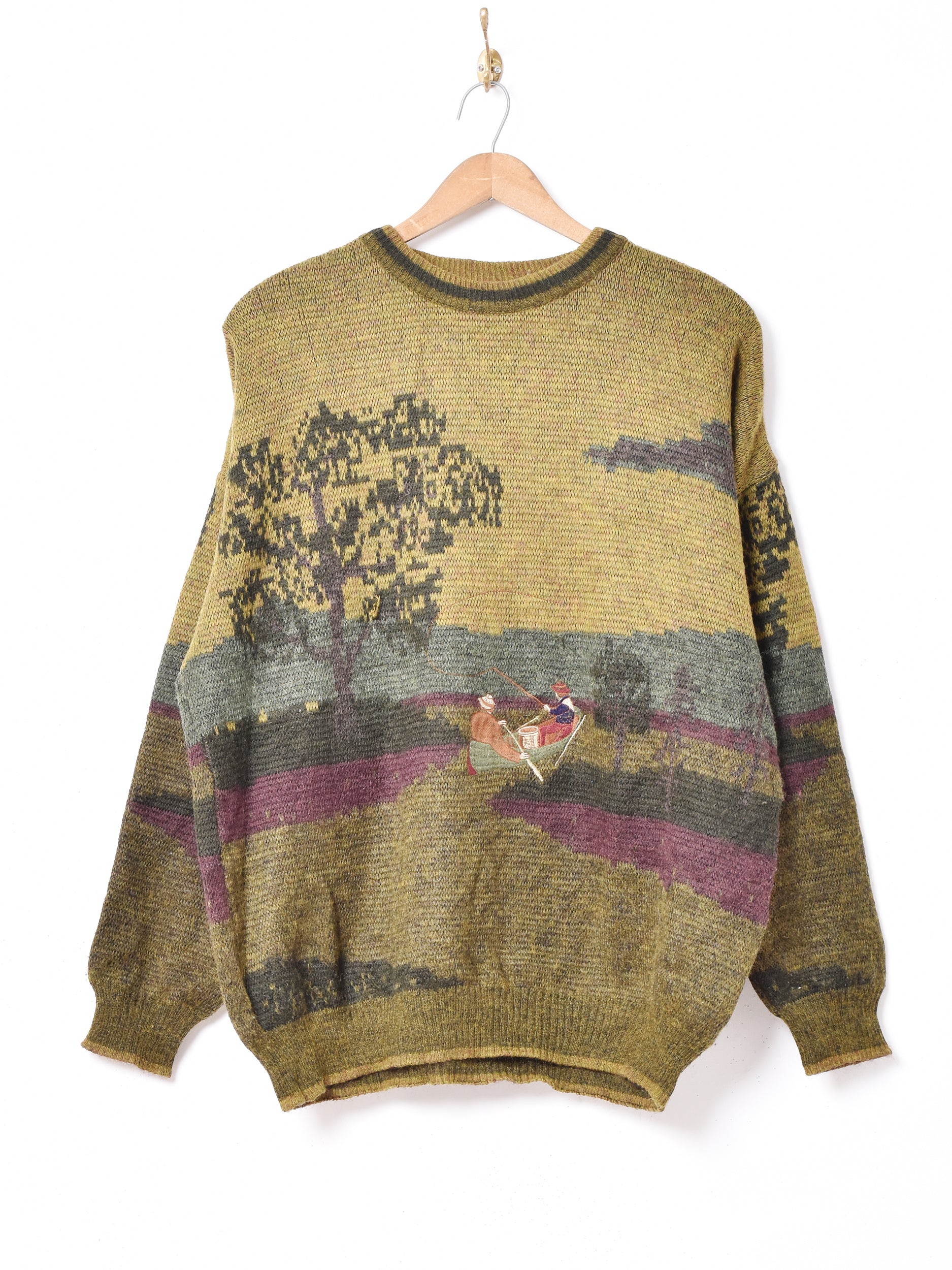 風景柄 刺繍セーター – 古着屋Top of the Hillのネット通販サイト