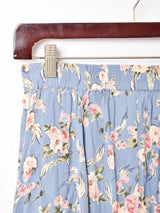 花柄 フロントボタンスカート