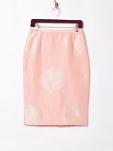 フランス製 織り柄 タイトスカート