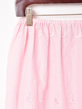 カットワーク刺繍 スカート