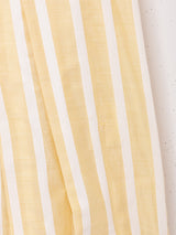 ストライプ フロントボタンスカート