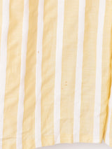 ストライプ フロントボタンスカート